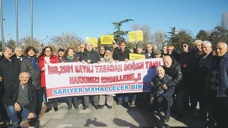 Sarıyer’de ıslah imar planlarına onay çıkmadı!