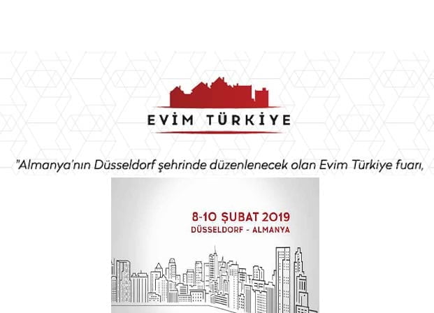 Almanya’daki Evim Türkiye Fuarı’na katılacak firmalar belli oldu!
