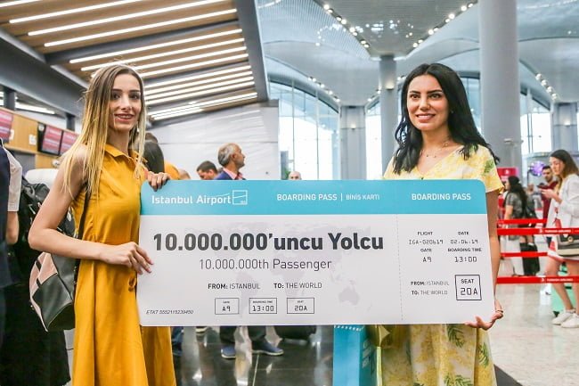 İstanbul Havalimanı 57 günde  10 milyon yolcu ağırladı!