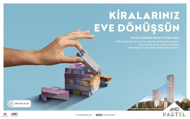 AND Pastel’de Kiralar Eve Dönüşüyor!