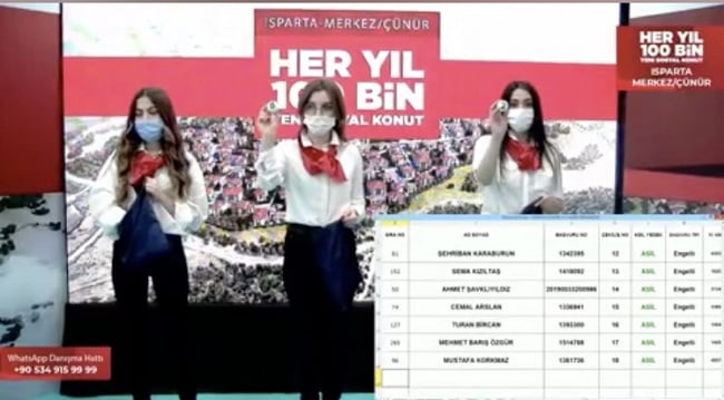 TOKİ Isparta Kura Çekilişi Başladı