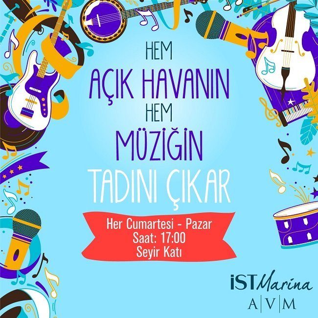 İstMarina Açık Hava Sahnesi Müzik Şöleni Yaşatıyor