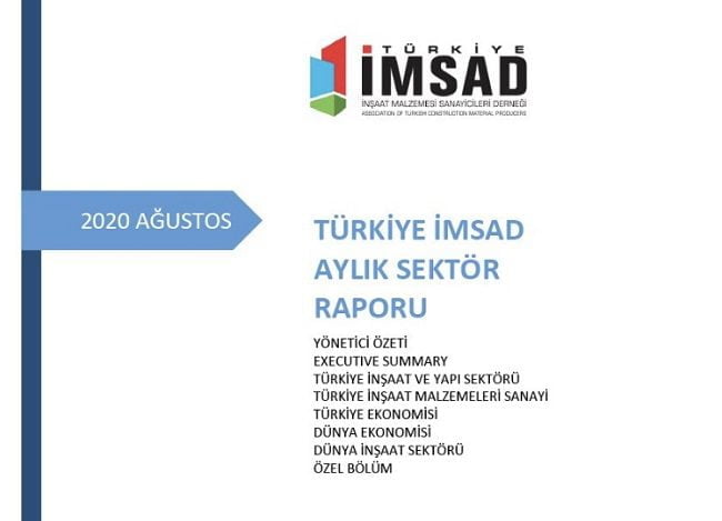 TÜRKİYE İMSAD ‘Ağustos 2020 Sektör Raporu’ Açıklandı