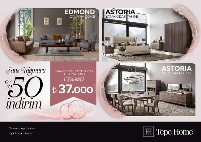 Yeni Evleneceklere Tepe Home’dan Bahar Müjdesi