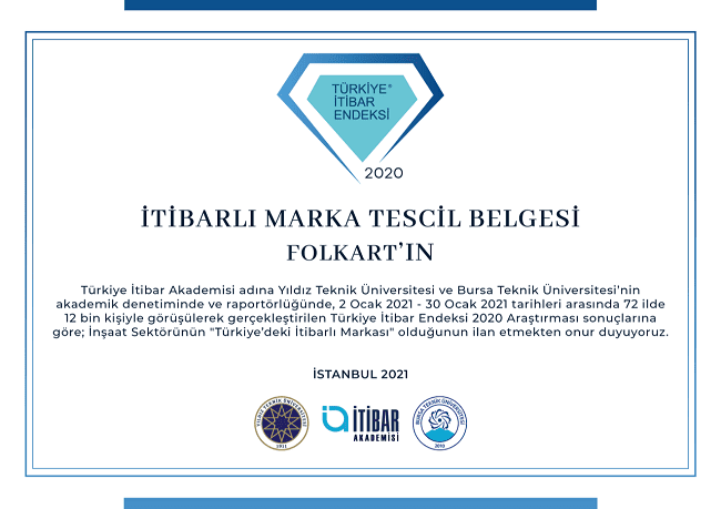 “FOLKART” En İtibarlı Şirketler Arasında