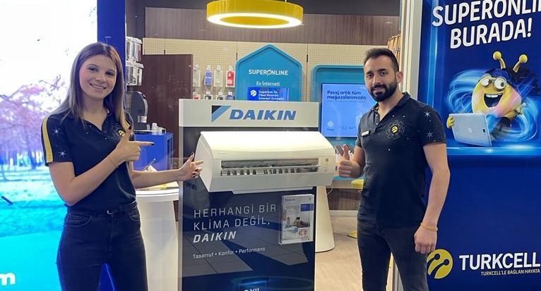 DAIKIN VE TURKCELL İŞ BİRLİĞİ DAHA HIZLI SATIN ALMA, DAHA HIZLI MONTAJ VE ÖDEME AVANTAJLARI SUNUYOR