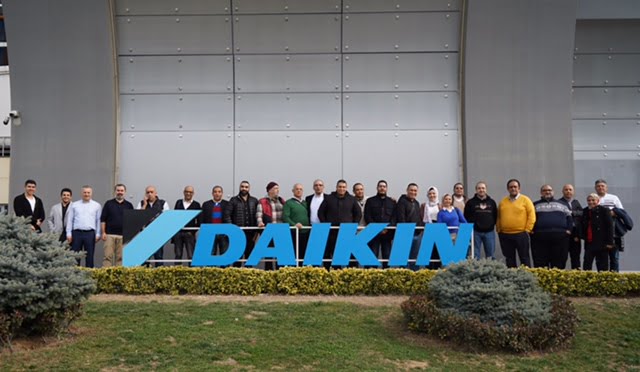 DAIKIN TÜRKİYE’YE, ORTADOĞU VE AFRİKA(DAME) BÖLGESİNE BAĞLI MISIR OFİSİNDEN BAYİLERİ İLE ZİYARET